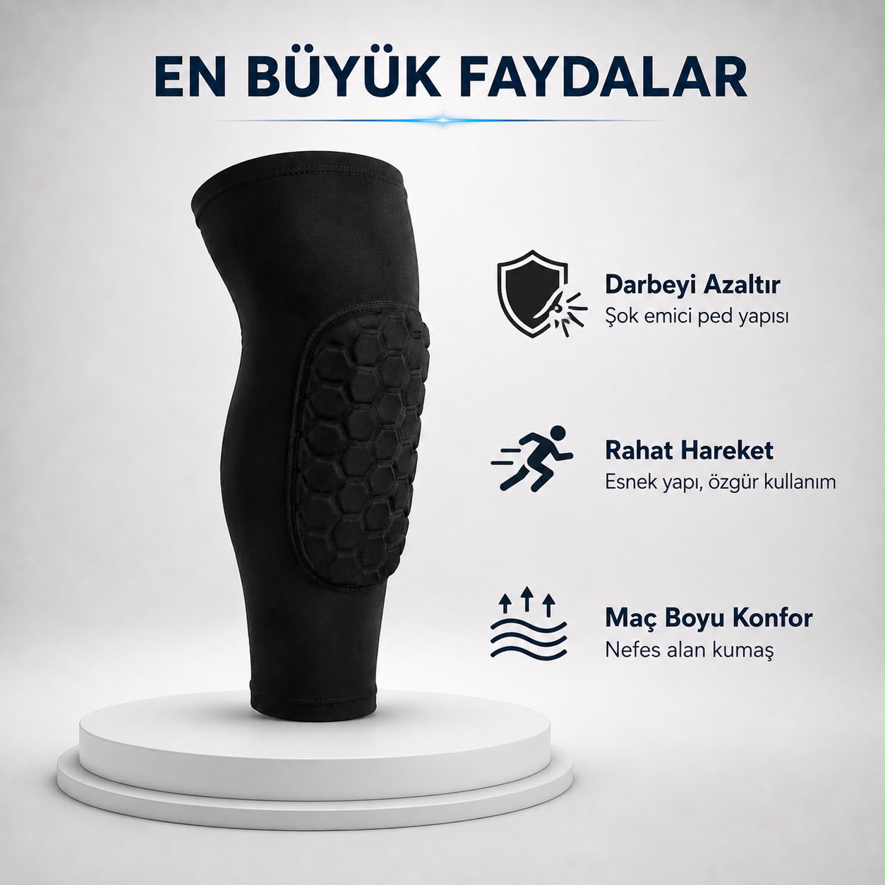 DizPower Sporcu Dizlik – Kaymaz & Koruyucu**