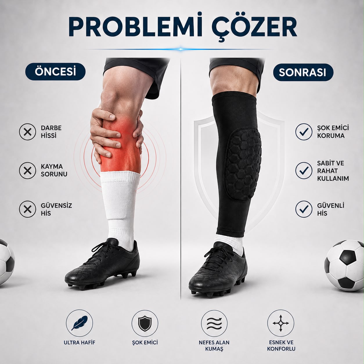 DizPower Sporcu Dizlik – Kaymaz & Koruyucu**